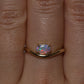 Crystal Opal Ring - 14K Yellow Gold