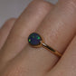 Black Opal Ring - 14K Yellow Gold