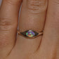 Crystal Opal Signet Ring - Sterling Silver