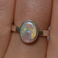 Crystal Opal Ring - Sterling Silver