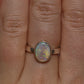 Crystal Opal Ring - Sterling Silver