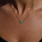 Crystal Opal Pendant - 9K Yellow Gold