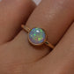 Andamooka Crystal Ring - 9K Yellow Gold