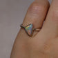 Crystal Opal Ring - Sterling Silver 