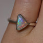 Crystal Opal Ring - Sterling Silver 