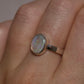 Crystal Opal Ring - Sterling Silver