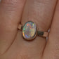 Crystal Opal Ring - Sterling Silver