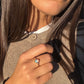 Crystal Opal Ring with Diamonds - 18K Yellow Gold
