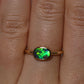 Black Opal Ring - 14K Yellow Gold