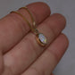 Crystal Opal Pendant - 9K Yellow Gold
