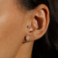 Crystal Opal Studs - 14K Yellow Gold