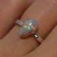 Crystal Opal Ring - Sterling Silver