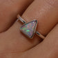 Crystal Opal Ring - Sterling Silver