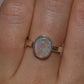Crystal Opal Ring - Sterling Silver