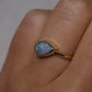 Boulder Opal ring - 14K Yellow Gold