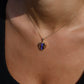 Boulder Heart Opal Pendant - 14K Yellow Gold