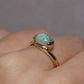 Crystal Opal Ring - 14K Yellow Gold