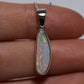 Crystal Opal Pendant - Sterling Silver