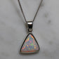 Crystal Opal Pendant - Sterling Silver