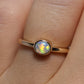 Crystal Opal Ring - 14K Yellow Gold