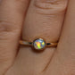 Crystal Opal Ring - 14K Yellow Gold