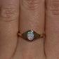 Crystal Opal Signet Ring - 9K Yellow Gold