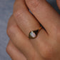 Crystal Opal Signet Ring - 9K Yellow Gold