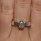 Crystal Opal Ring - Sterling Silver