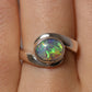 Crystal Opal Ring - Sterling Silver
