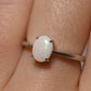 White Opal Ring - Sterling Silver