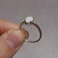 White Opal Ring - Sterling Silver