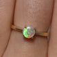 Crystal Opal ring - 14K Yellow Gold
