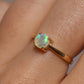 Crystal Opal ring - 14K Yellow Gold