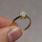 Crystal Opal ring - 14K Yellow Gold