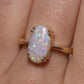 Crystal Opal Ring - 14K Yellow Gold