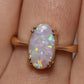 Crystal Opal Ring - 14K Yellow Gold