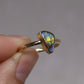 Boulder Opal Ring - 9K Yellow Gold