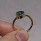 Boulder Opal Ring - 14K Yellow Gold