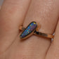 Boulder Opal Ring - 9K Yellow Gold 