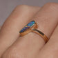 Boulder Opal Ring - 9K Yellow Gold 