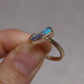 Boulder Opal Ring - 9K Yellow Gold 