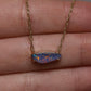 Boulder Opal Pendant - 9K Yellow Gold