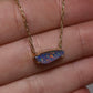 Boulder Opal Pendant - 9K Yellow Gold