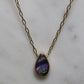 Boulder Opal Pendant - 9K Yellow Gold