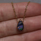 Boulder Opal Pendant - 9K Yellow Gold