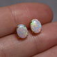 Crystal Opal Studs - 14K Yellow Gold