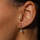 Crystal Opal Studs With Diamonds - 14K Yellow Gold