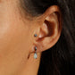 Crystal Opal Studs - Sterling Silver