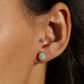 Crystal Opal Studs - 14K Yellow Gold