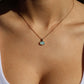 Crystal Opal Pendant - 9K Yellow Gold